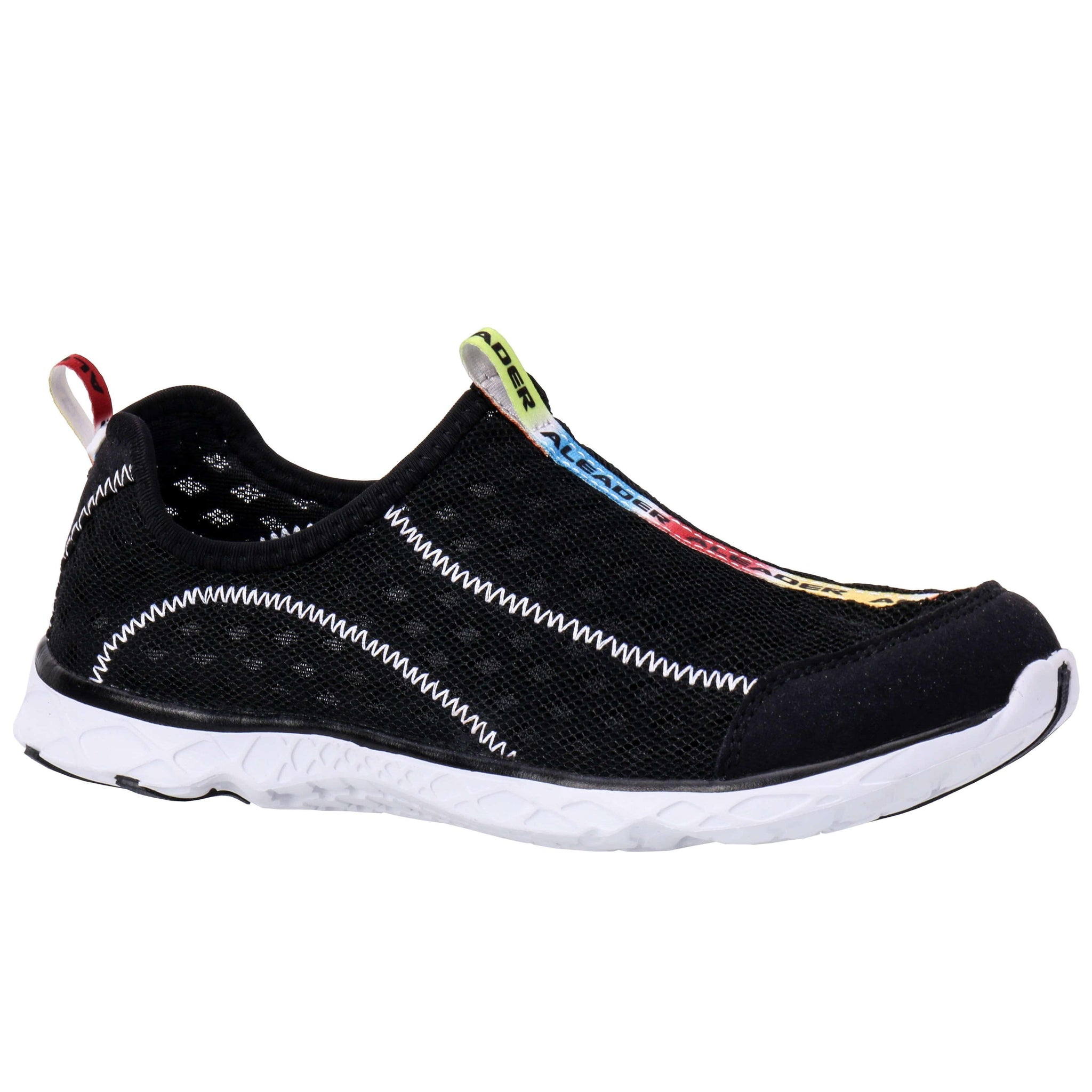 aleader 5.5 / BLACK/WHITE/RAINBOW Aleader Women's Xdrain Cruz 1.0 Water Shoes