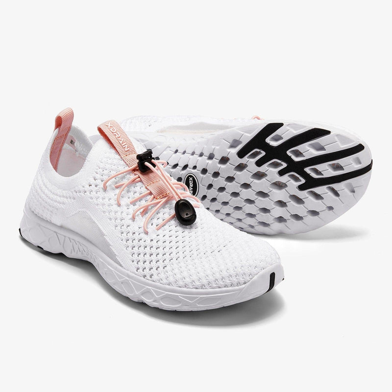 Laden Sie das Bild in Galerie -Viewer, Aleader 6 / White/Pink-XD Aleader Women&#39;s Xdrain Vibe Knit Water Shoes
