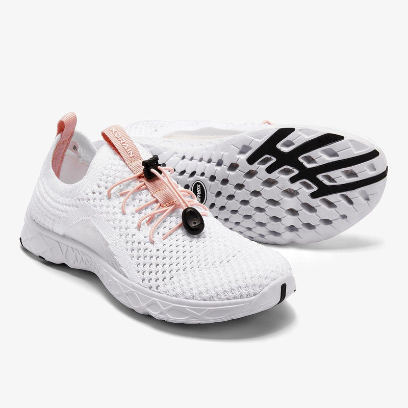 Load image into Gallery viewer, Aleader 6 / White/Pink-XD Aleader Women&#39;s Xdrain Vibe Knit Water Shoes
