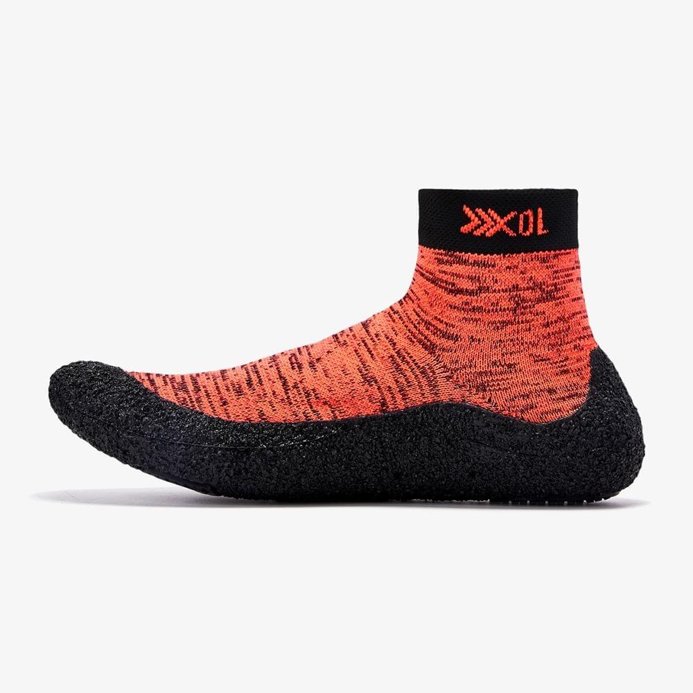 CN 7 / ORANGE MIXED/XOL Aleader XOL Men's Barefoot Minimalist Sock Shoes