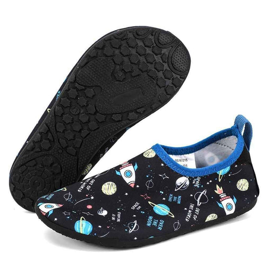 Kid's Barefoot Aqua Shoes for Water Sports and Activities