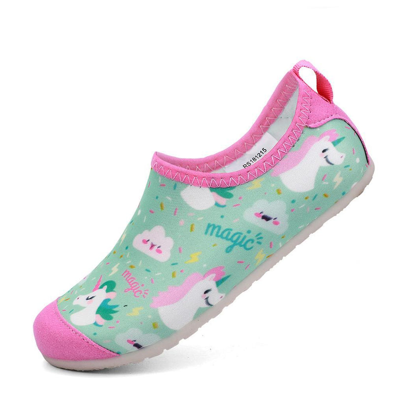 Load image into Gallery viewer, aleader 6/7 US Toddler / PINK/UNICORN Kid&#39;s Aqua Water Shoes/Socks
