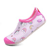aleader 6/7 US Toddler / PINK UNICORN/RAINBOW Kid's Aqua Water Shoes/Socks