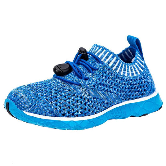 aleader 8 US Toddler / ROYAL BLUE/KNIT Kid's Xdrain Classic Knit Water Shoes